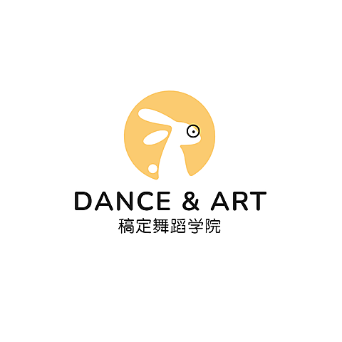 教育行业早教机构舞蹈培训手绘logo