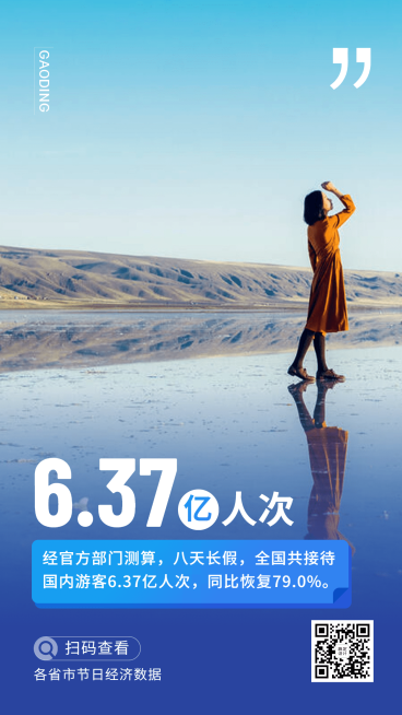 商务民生政务数据发布实景手机海报预览效果