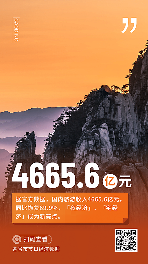 商务民生政务数据发布实景手机海报