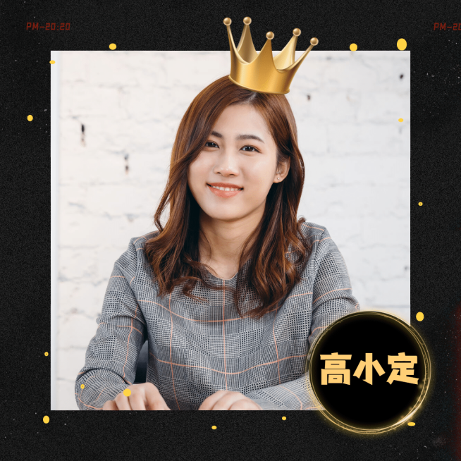 头像晒照创意圆形边框皇冠黑金预览效果