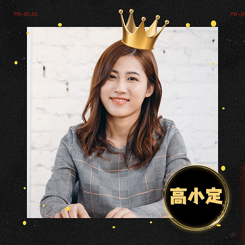 头像晒照创意圆形边框皇冠黑金