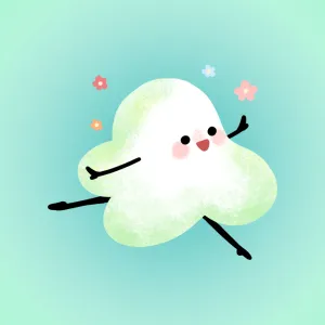 可爱云朵插画微信情侣闺蜜头像