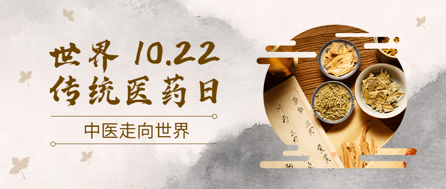世界传统医药日中医宣传首图预览效果