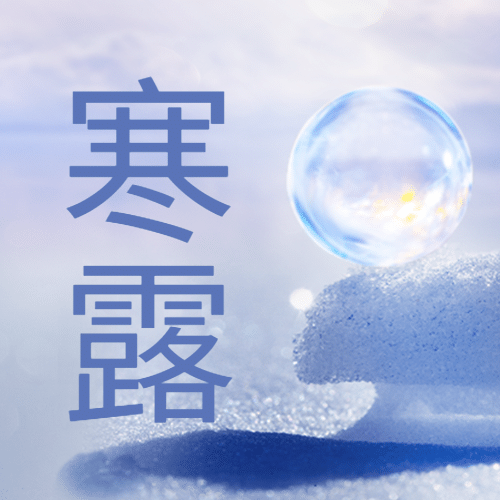寒露节气祝福问候露珠枫叶实景次图预览效果