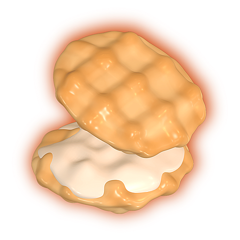 可爱食物微信3D头像