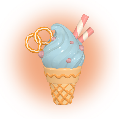 可爱食物微信3D头像