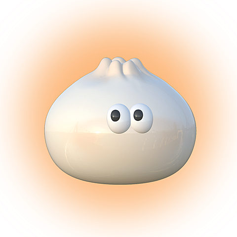 可爱C4D食物微信3D头像