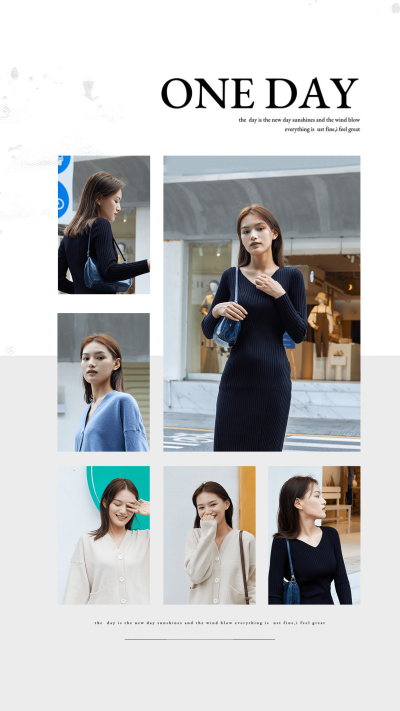 清新极简ins拼图晒照6图框