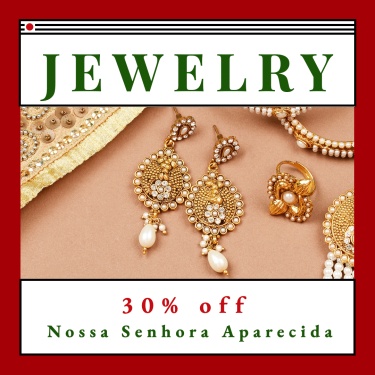 Jewellery Christmas Promotion Sales Ecommerce Product Image