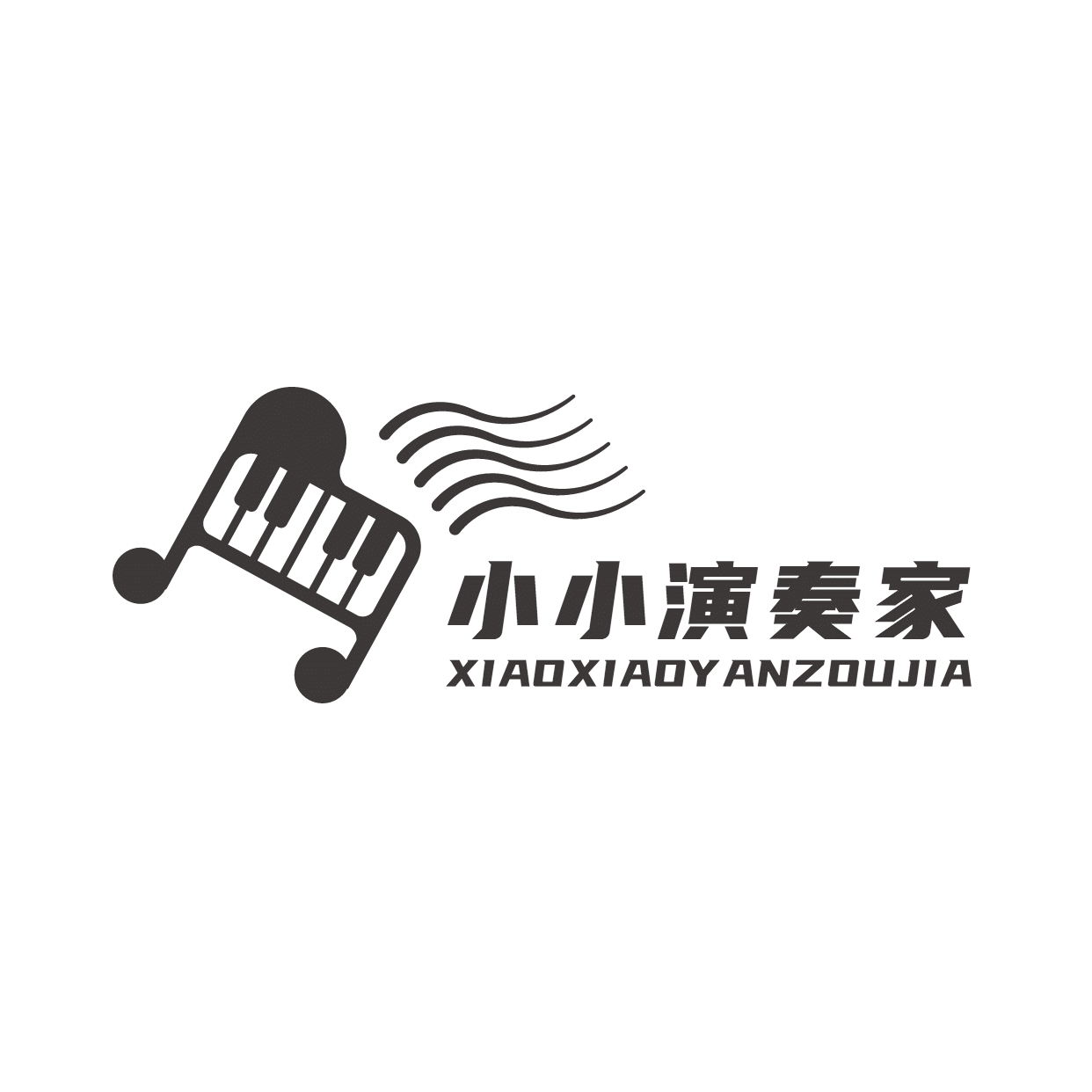 钢琴培训教育培训头像校徽logo
