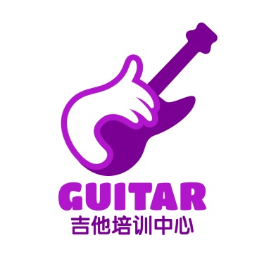 素质教育吉他培训头像logo