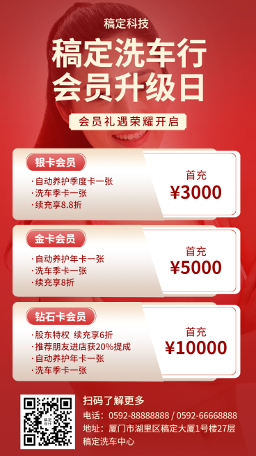 产康活动促销会员日办卡特价预览效果