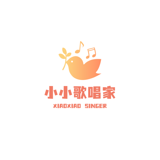 素质教育音乐培训简约头像logo预览效果