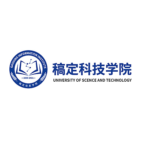 科技学院职业学校简约头像logo