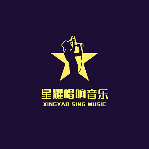 音乐培训教育培训简约头像logo