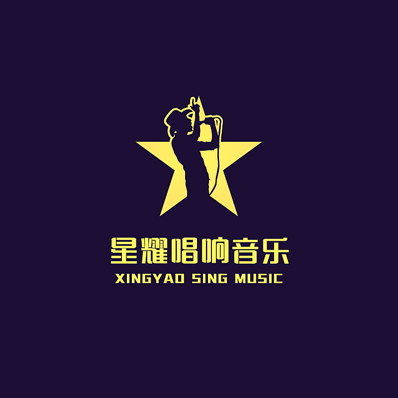 音乐培训教育培训简约头像logo