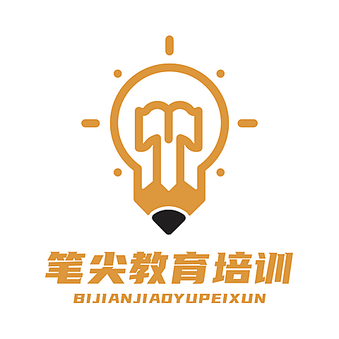 教育培训灯泡简约头像logo