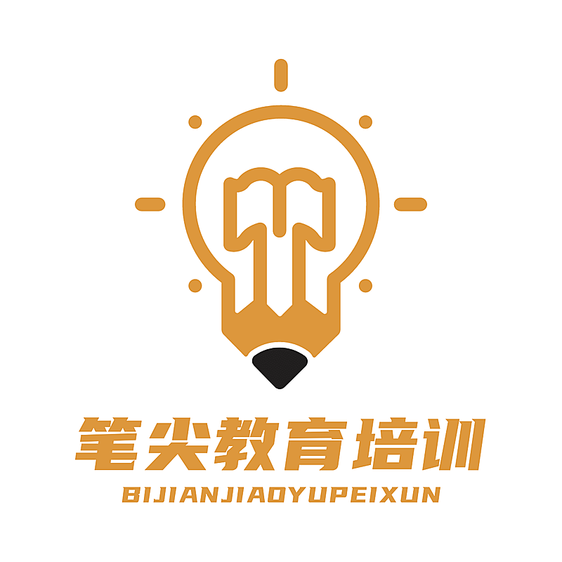 教育培训灯泡简约头像logo