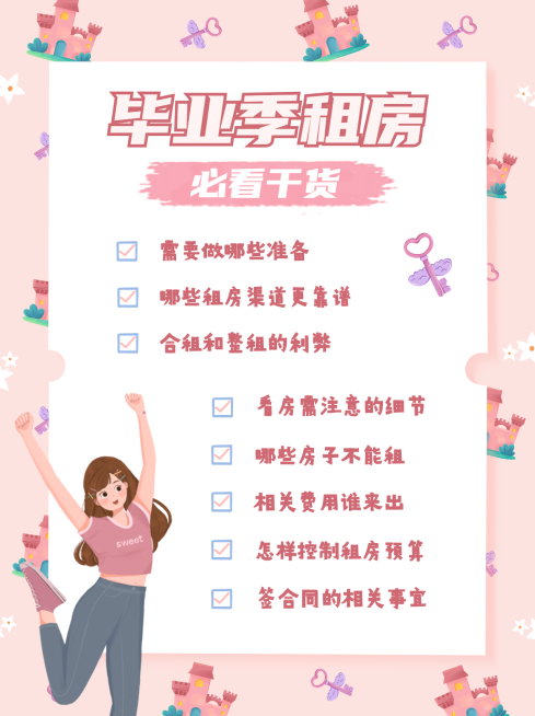房地产攻略指南唯美小红书封面预览效果