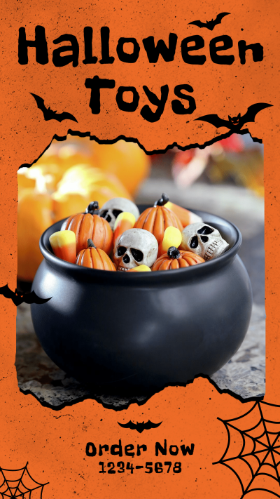 Fashion Halloween Toys Promotion Ecommerce Story
