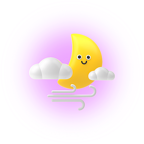 3D风天气趣味微信头像