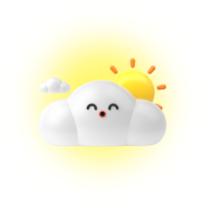3D风天气趣味微信头像