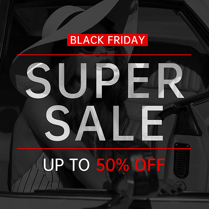 黑色星期五跨境电商优惠主图