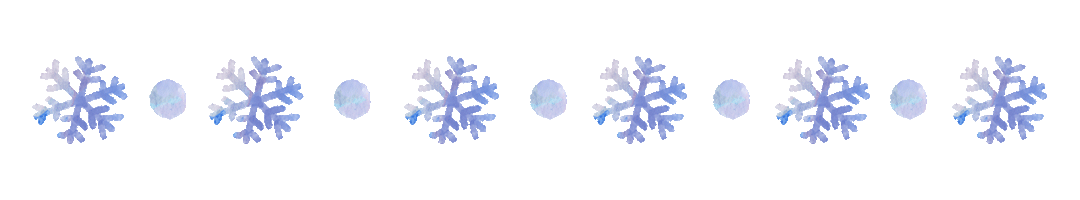 立冬节气雪花旋转GIF动态分割线预览效果