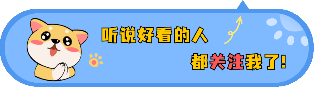 可爱狗狗GIF动态引导关注预览效果
