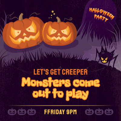 Cartoon Halloween Festival Pumpkin Lantern Text Instagram Story