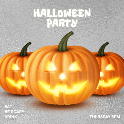 Minimalist Halloween Festival Pumpkin Lantern Text Instagram Story