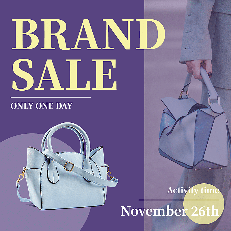 时尚黑色星期五箱包女包跨境电商主图