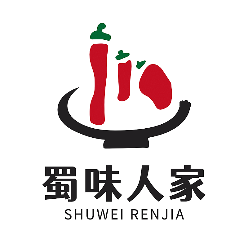 川菜中餐品牌宣传LOGO简约微信头像