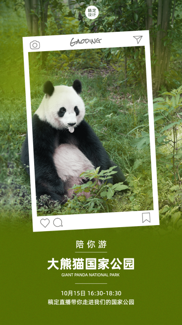 景区景点直播预告实景竖版海报预览效果