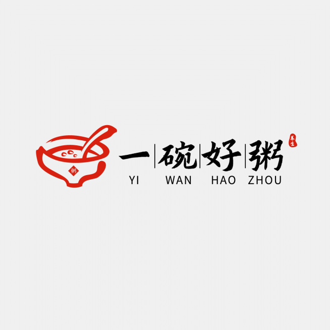 包子粥点品牌宣传LOGO简约微信头像预览效果