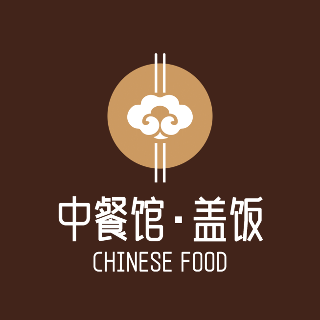 中餐正餐品牌宣传LOGO简约微信头像预览效果