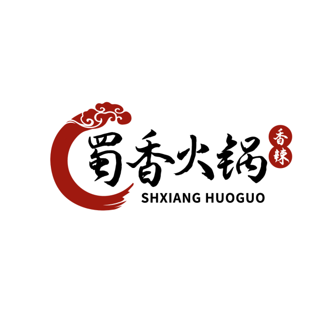火锅川菜品牌宣传LOGO简约微信头像预览效果
