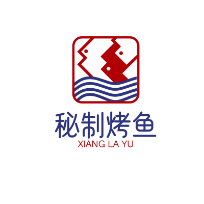 烧烤小龙虾品牌宣传LOGO简约微信头像