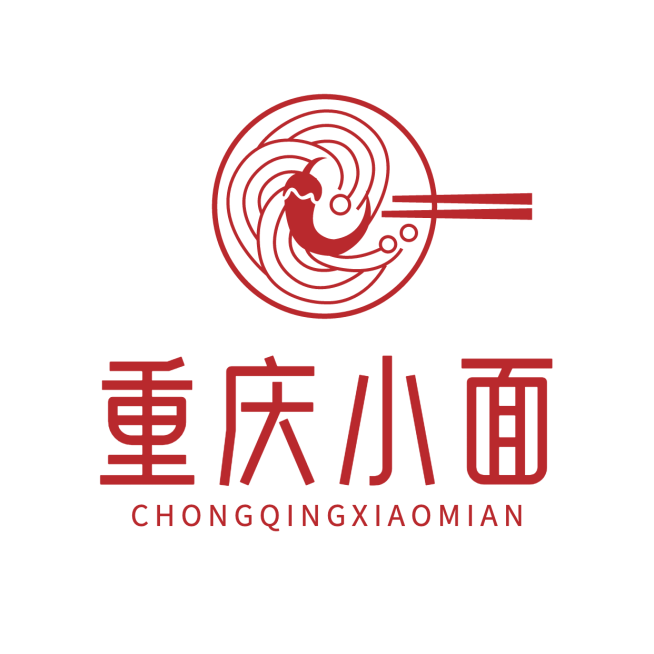 汤粉面食品牌宣传LOGO预览效果