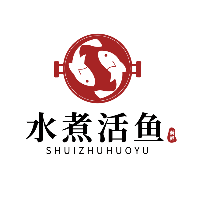 川菜中餐品牌宣传LOGO简约微信头像预览效果