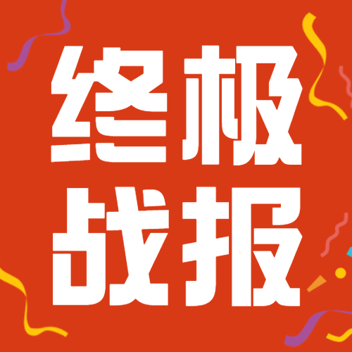 双十一红色喜庆战报公众号次图预览效果