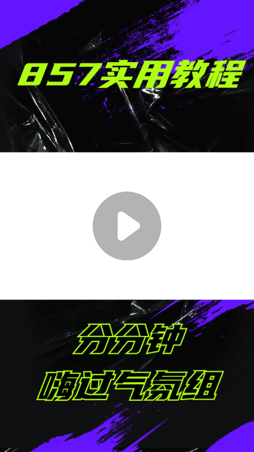潮酷风蹦迪攻略短视频边框背景预览效果