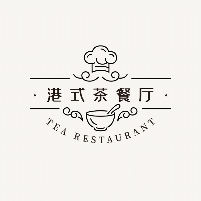 餐饮美食品牌宣传LOGO简约微信头像预览效果