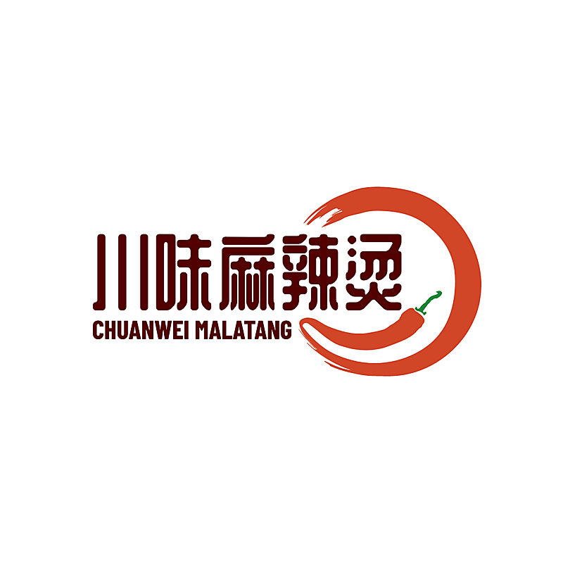 川菜快餐品牌宣传LOGO简约微信头像