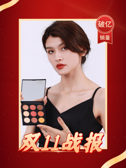 双十一营销战报晒单喜报模板预览效果