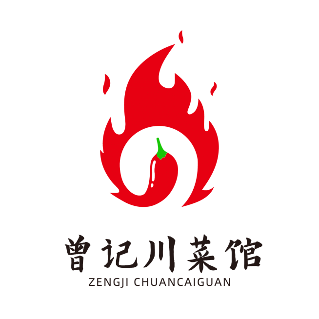 中餐快餐品牌宣传LOGO简约微信头像预览效果