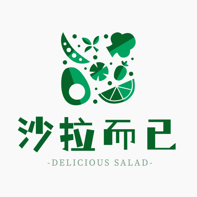 沙拉轻食餐吧餐饮门店LOGO预览效果