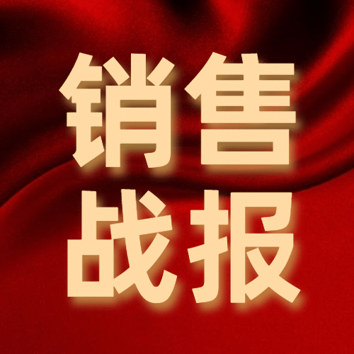 双十一销售战报公众号次图预览效果