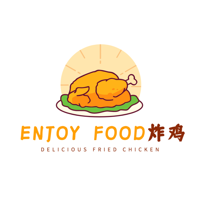 韩国炸鸡汉堡西餐快餐餐饮门店LOGO预览效果
