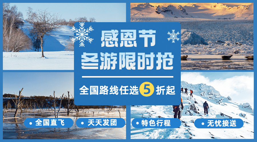 感恩节旅游出行节日营销实景海报预览效果